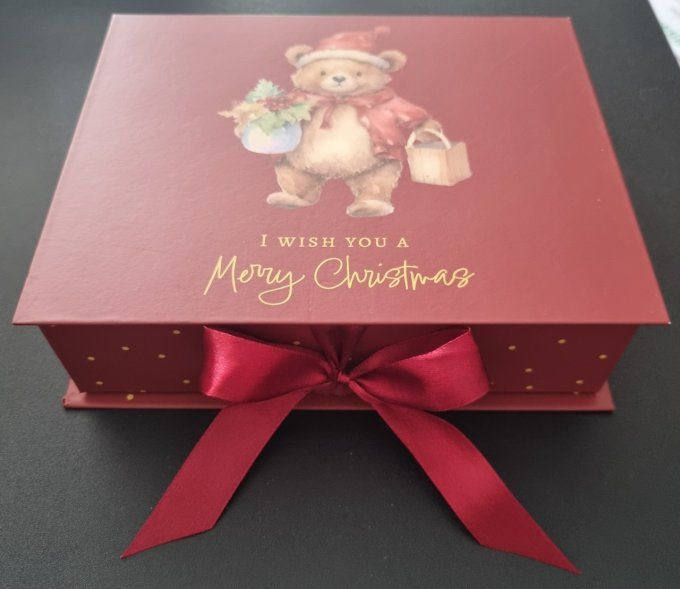 Coffret ourson Merry Christmas