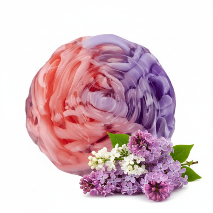 Savon glycérine forme fleur 100g - Divers parfums