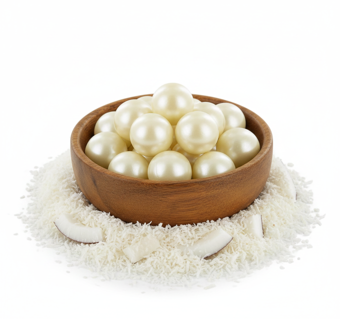 Perle de bain forme billes