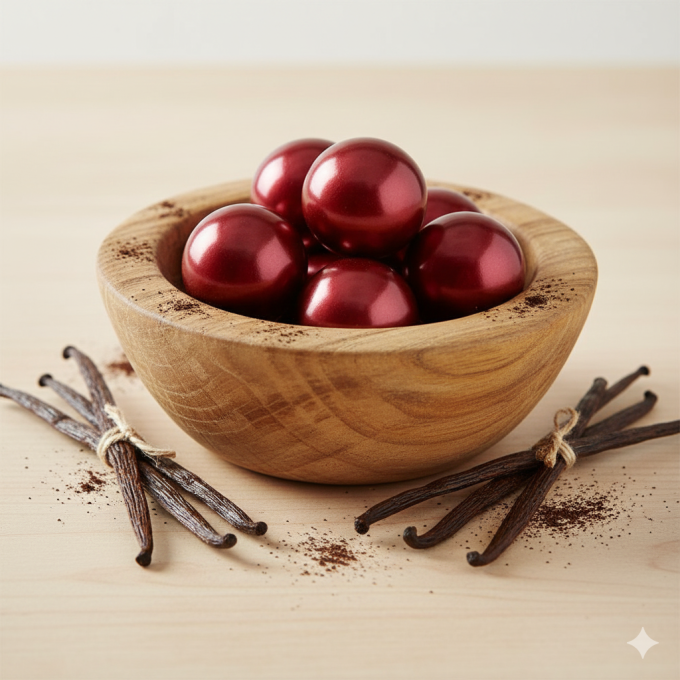 Perle de bain forme billes