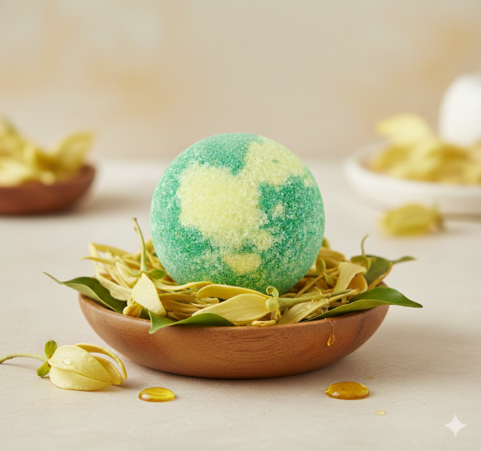 Boule de bain 45g bicolore divers parfums