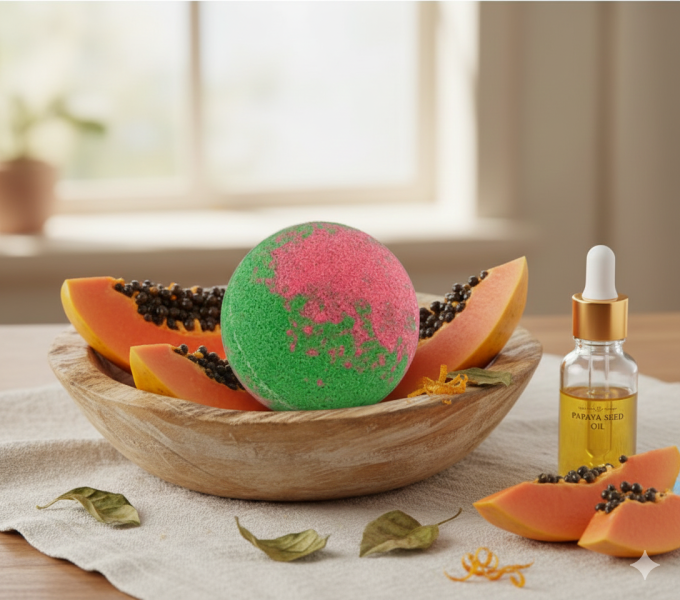 Boule de bain 45g bicolore divers parfums