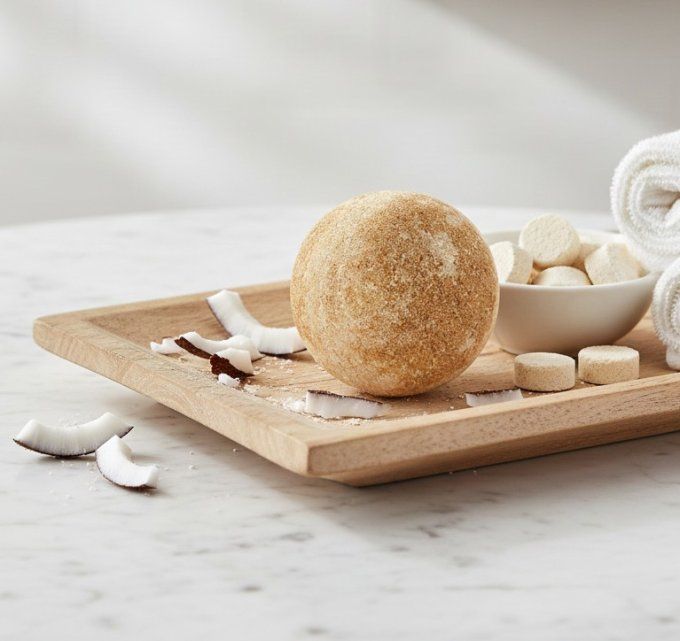 Boule de bain 45g bicolore divers parfums