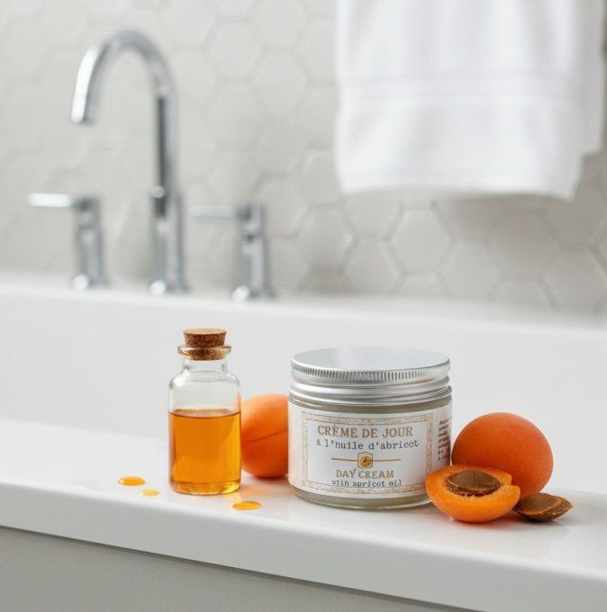 Crème de jour à l'huile d'abricot