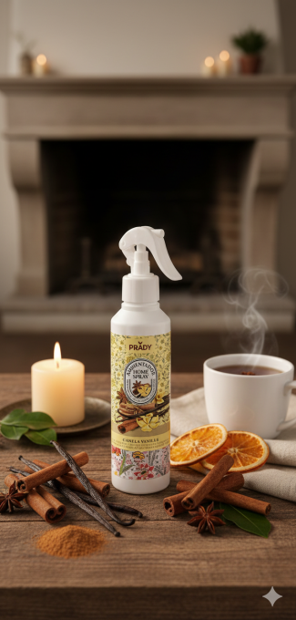 Spray d'ambiance maison tissu et voiture Cosy & élégant - Plusieurs parfums