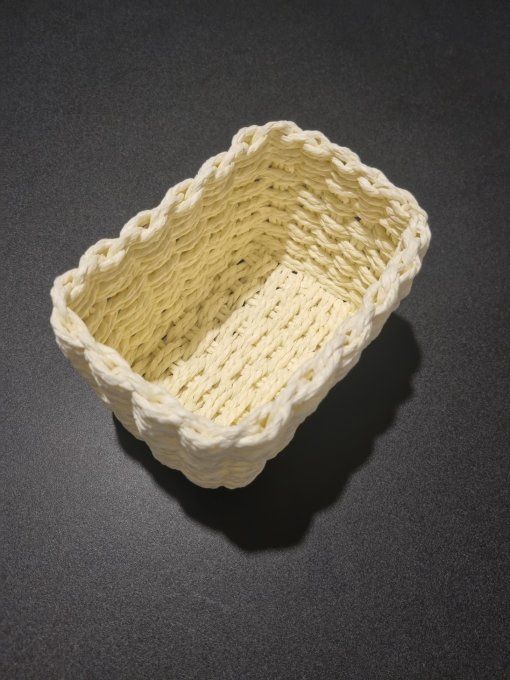 Panier rond en boucle