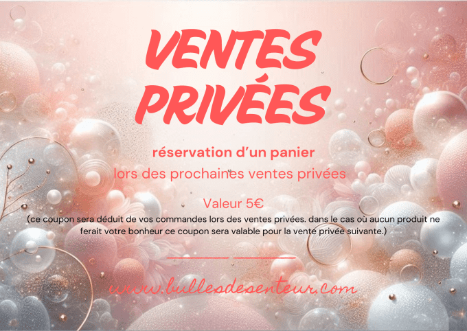 Réservation ventes privée