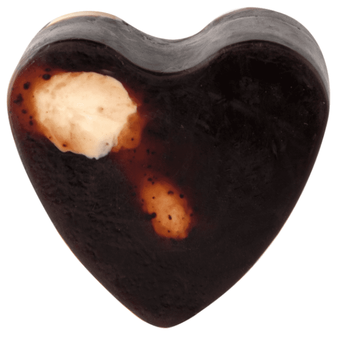 Savon glycérine cœur parfum chocolat