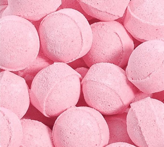 Mini-billes effervescentes parfum fraise