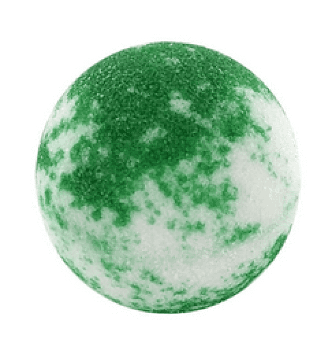 Boule de bain 45g bicolore parfum Muguet 