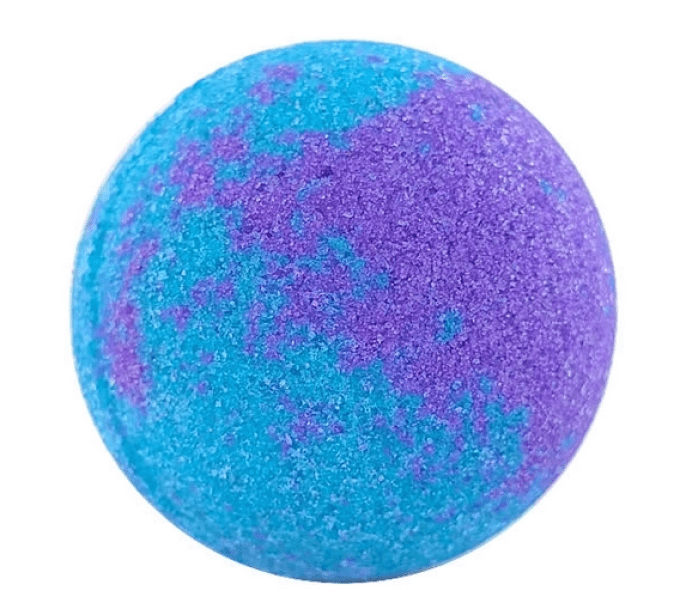 Boule de bain 45g bicolore parfum Cassis