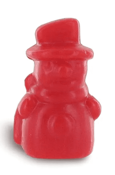 Savon glycérine Bonhomme de neige - Cerise