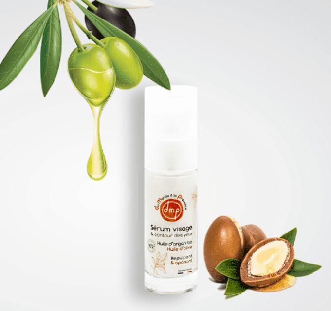 Sérum visage et contour des yeux à l’Argan BIO parfum Fleur d’Oranger – 30 ml
