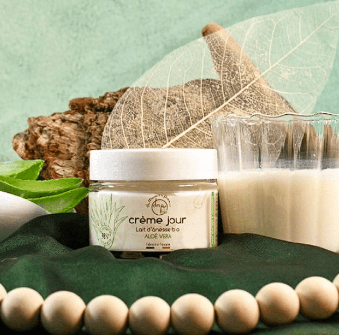 Crème Jour visage au Lait d’Ânesse BIO et Aloé Vera BIO – 40ml