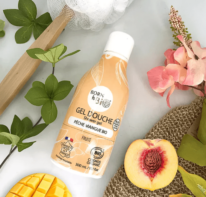 Gel Douche Pêche Mangue - Certifié Bio