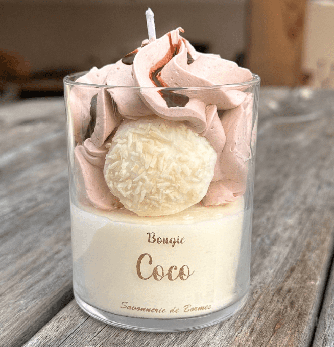 Bougie pâtissière 170 g Coco gourmand