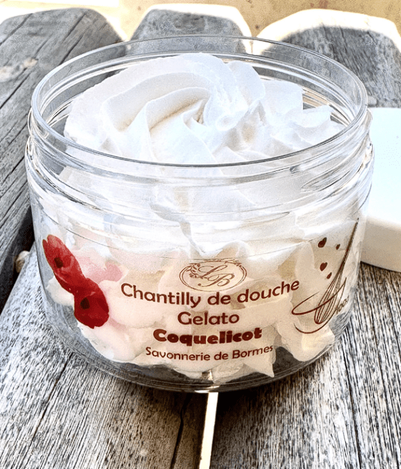 Chantilly de douche et bain 100g COQUELICOT