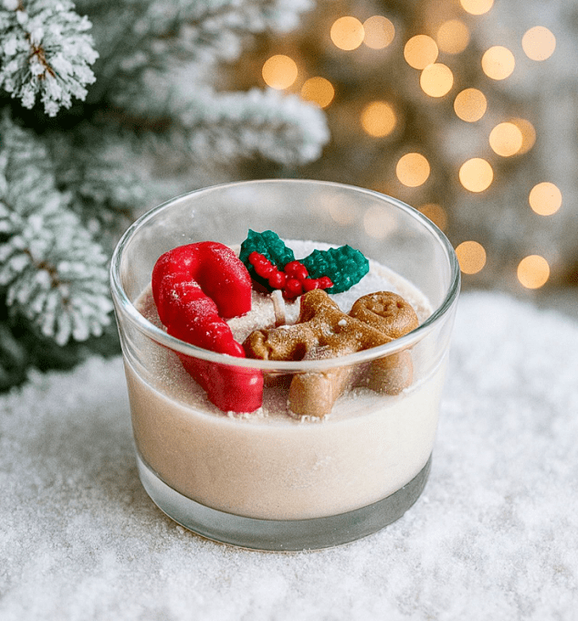 Verrine bougie BISCUIT DE NOEL 140g