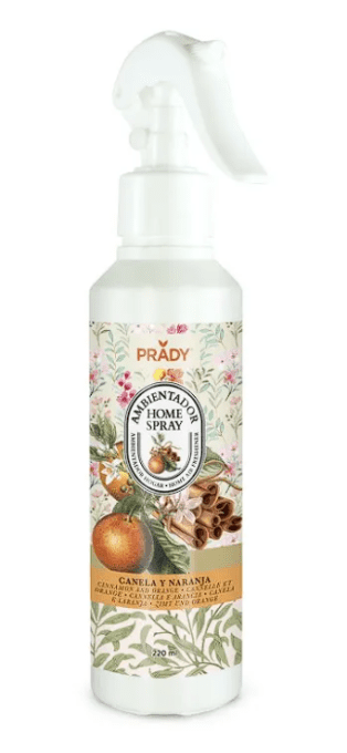 SPRAY D'AMBIANCE MAISON TISSU ET VOITURE PRADY CANNELLE ORANGE 220ML