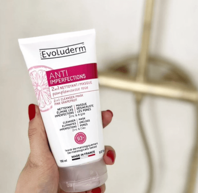 2 en 1 Nettoyant/Masque Anti-Imperfections