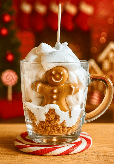 Bougie grande tasse pain d’épice 300g