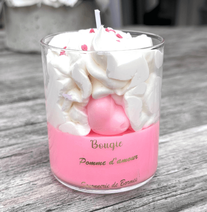 Bougie pâtissière 195 g Pomme d’amour